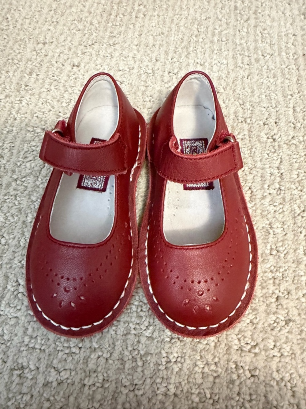 Lamour Red Shoes Size 6